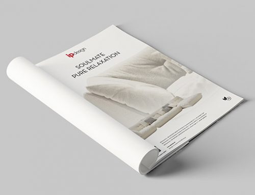 Anzei­gen­kon­zept für hoch­wer­ti­ge Sitz­mö­bel,  ipdesign