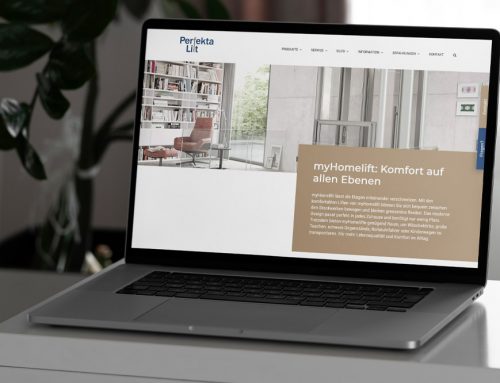 Neue Unter­sei­te für myHome­lift von Per­fekta&nbsp;Lift