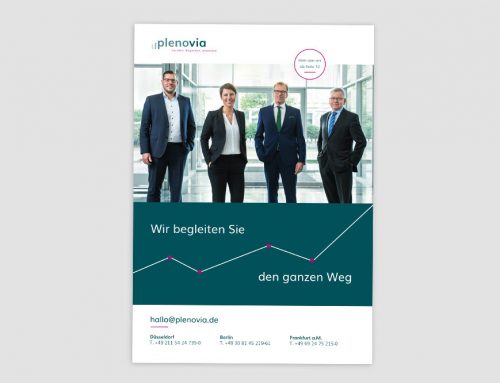 ple­no­via, Anzei­gen­mo­tiv „Wir beglei­ten Sie den ganzen Weg“ —&nbsp;Team