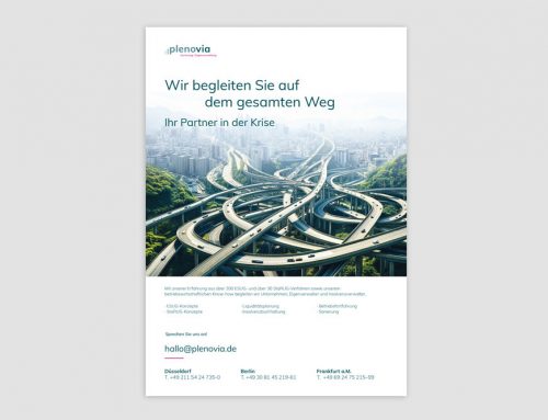 Anzei­gen­mo­tiv „Wir beglei­ten Sie auf dem gesam­ten&nbsp;Weg“