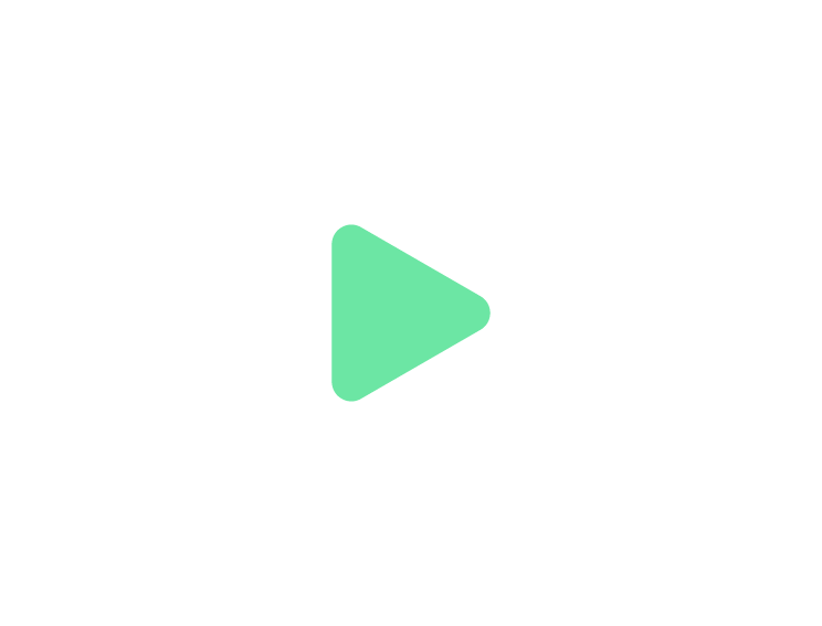 Video Ein weiß umrandetes Rechteck auf schwarzem Hintergrund, das in der Mitte ein hellgrünes, nach rechts zeigendes Play-Symbol als Dreieck enthält.
